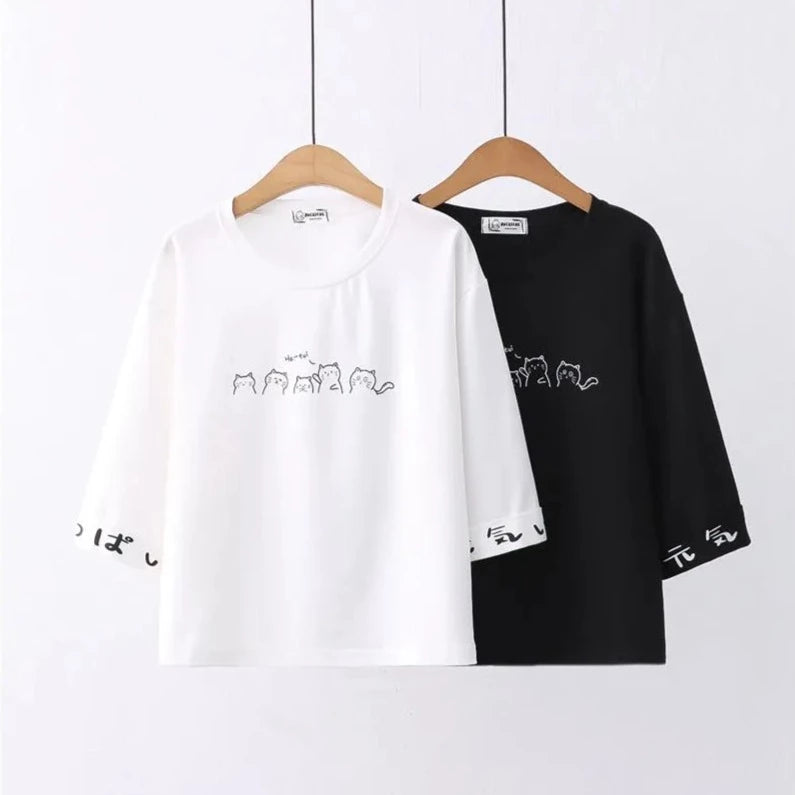 The Cat Gang Oversized Tee