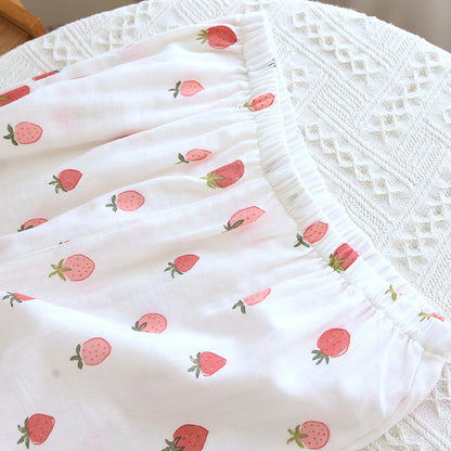 Strawberry Print Womens Pyjama Set