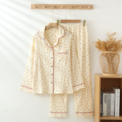 Pure Cotton Floral Women Pajama Sets