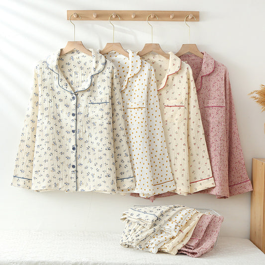 Pure Cotton Floral Women Pajama Sets