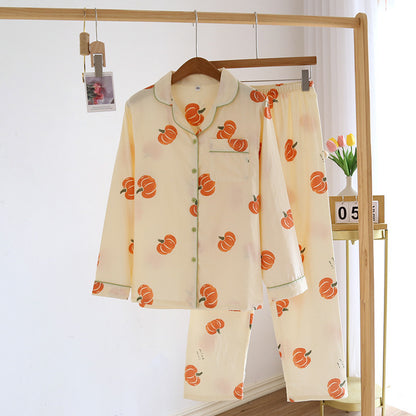 Pumpkin Latte Cotton Pyjama Sets