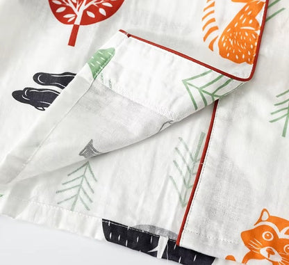 Seasonal Woodland Cotton Pyjamas