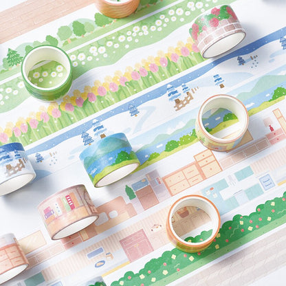 Rural Lifestyle Washi Tapes (set of 4)