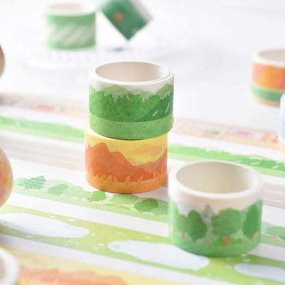 Rural Lifestyle Washi Tapes (set of 4)