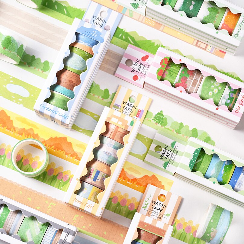 Rural Lifestyle Washi Tapes (set of 4)